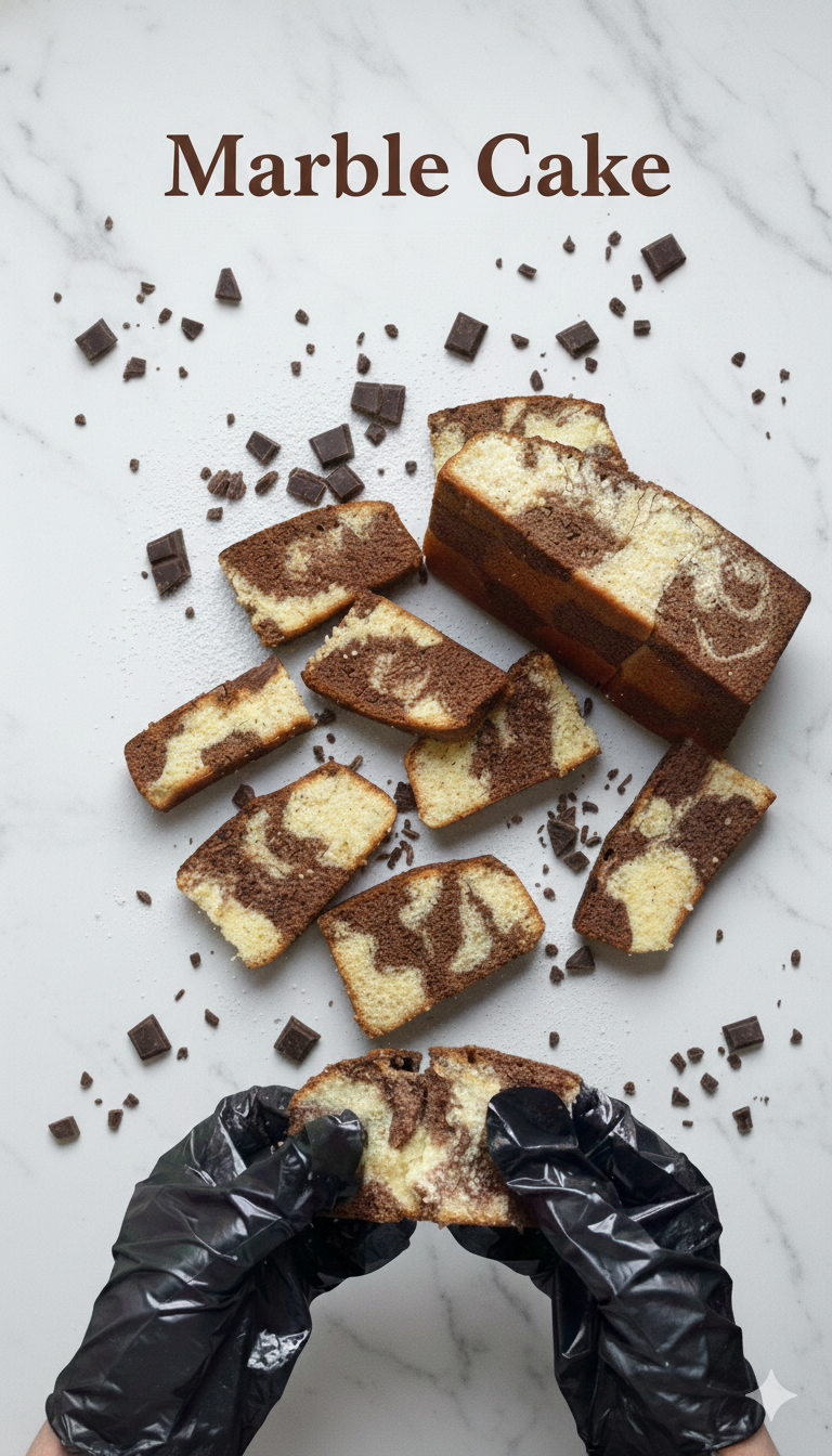 Marble Cake (Ultimate Butter Marble Cake)