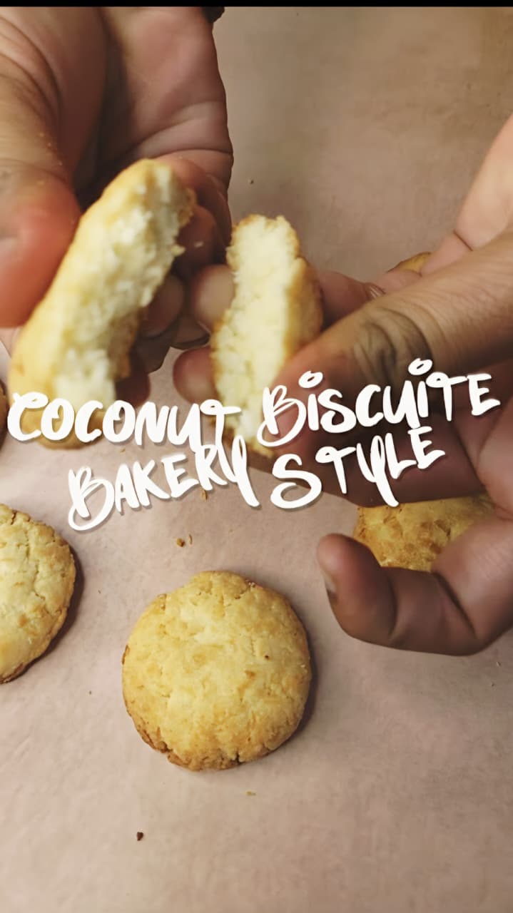 Coconut Biscuits (Buttery and Crisp)